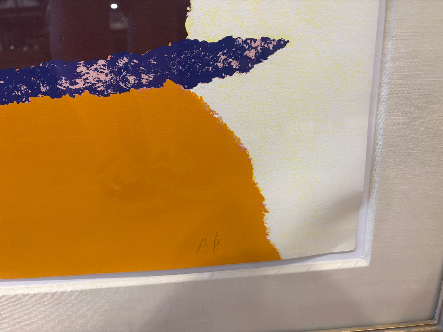 Signed Theodoros Stamos Untitled Abstract Artist's Proof Lithograph