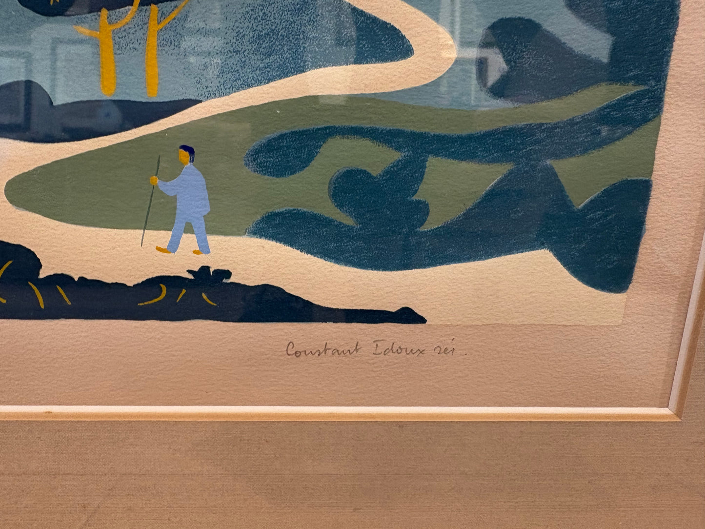 Signed Jean Hugo "Constant Idoux" Screen Print 9/100