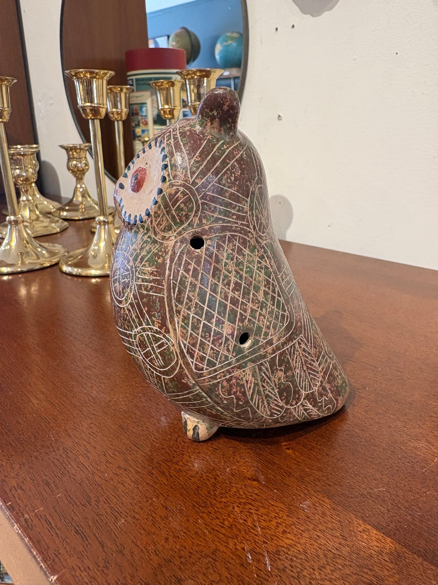 Nicaraguan Owl- Shaped Ocarina
