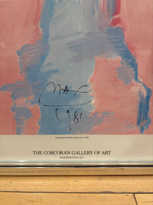 '81 Signed Peter Max "Statue of Liberty 6" Gallery Poster