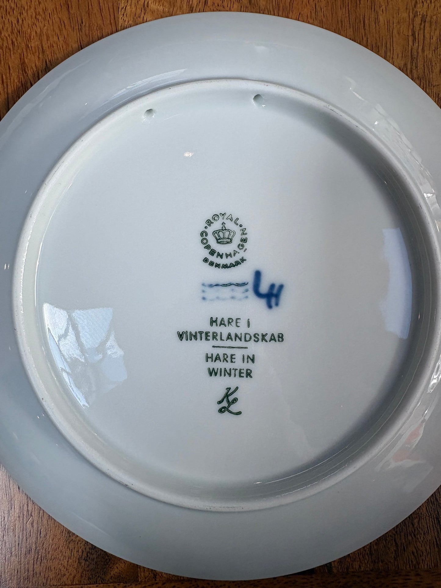 Pair of Danish Ceramic Decorative Plates