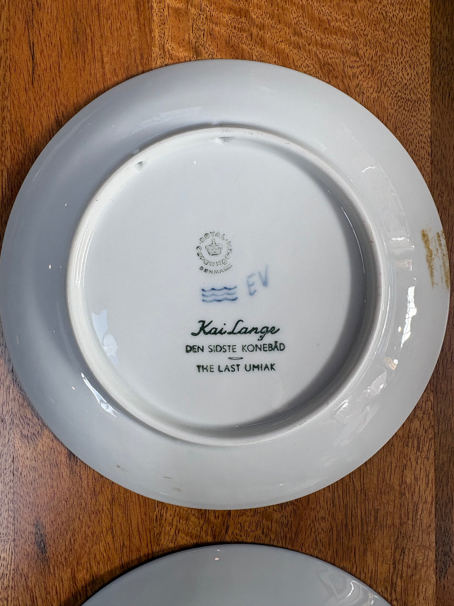 Pair of Danish Ceramic Decorative Plates