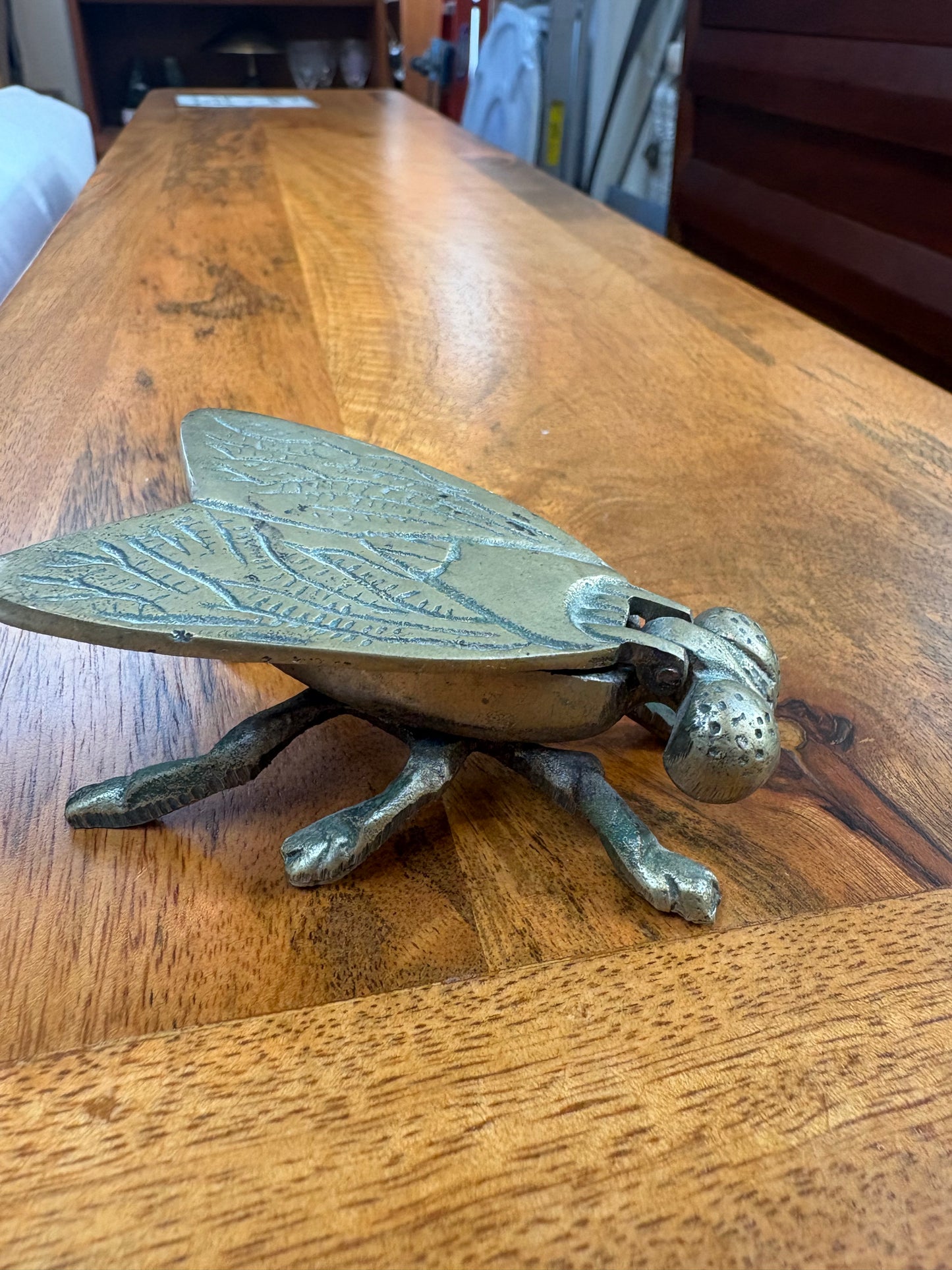 Vintage Brass Fly Ashtray