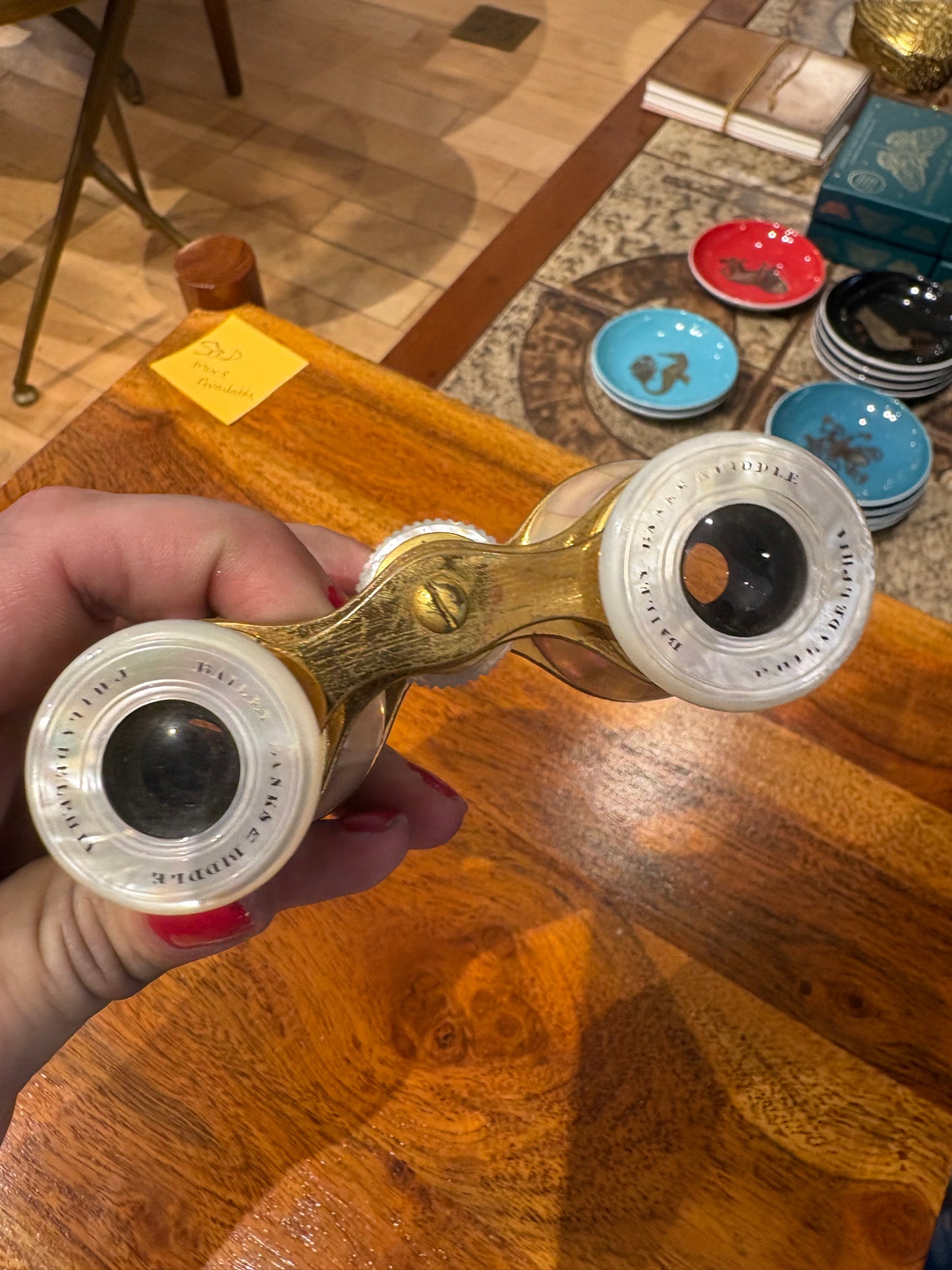 MOP Bailey, Banks and Biddle Opera Glasses with Blue Case