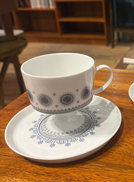 Single 1960s Rosenthal "EisBlume" Cup and Saucer