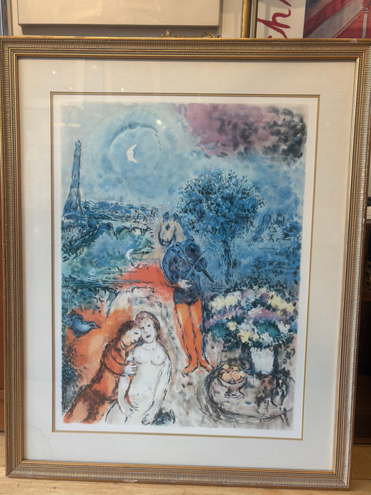 Marc Chagall "Serenade" Large Framed Print