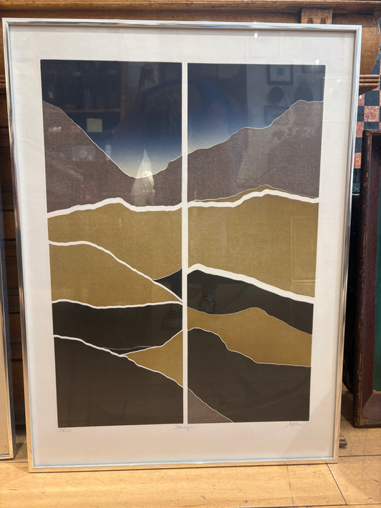 Signed Obleu "Mirage" Embossed Serigraph 29/150