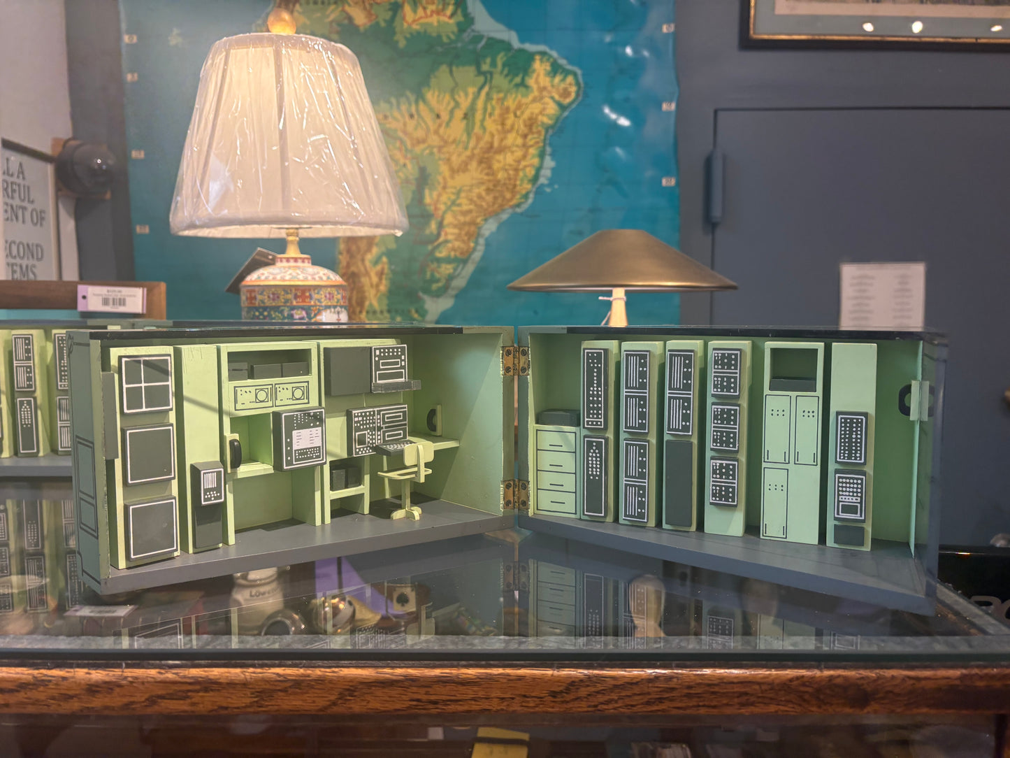 1970's Wooden Command Center Folding Diorama: TOS
