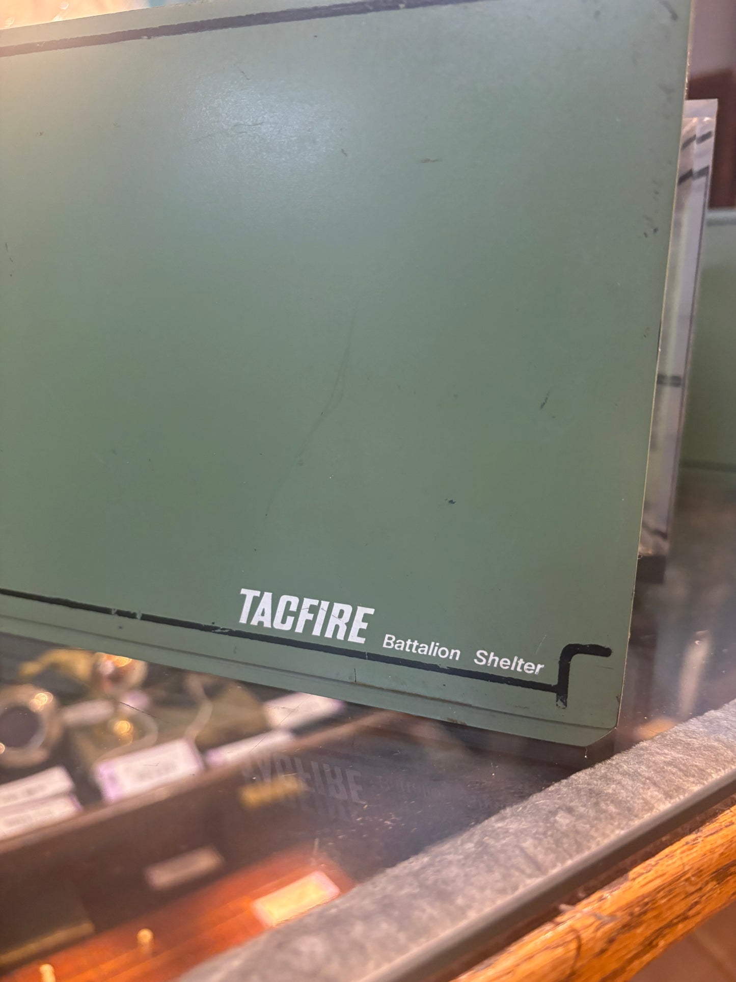 1970's Wooden Command Center Folding Diorama: TACFIRE Battalion Shelter