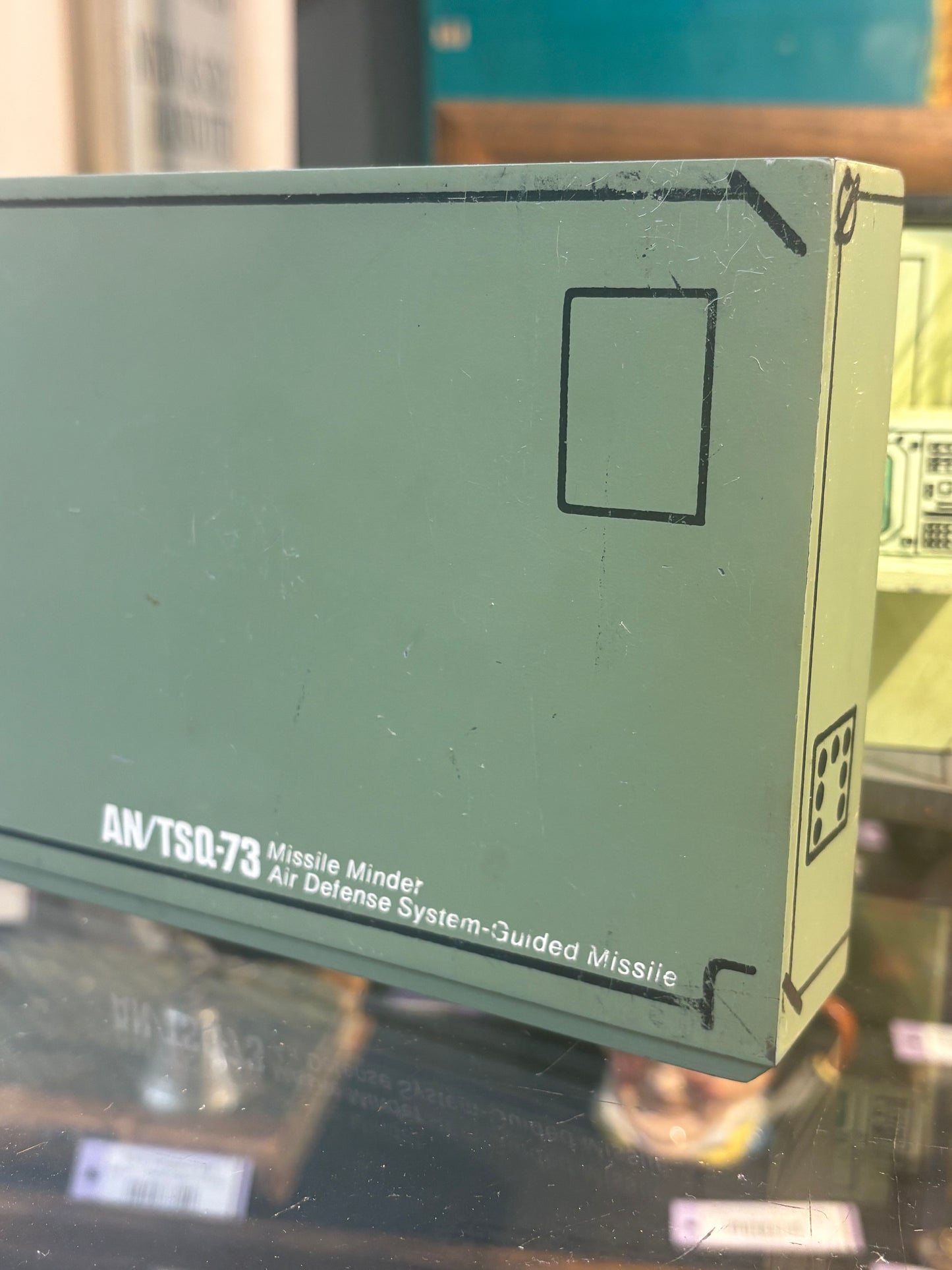 1970's Wooden Command Center Folding Diorama: AN/TSQ-73