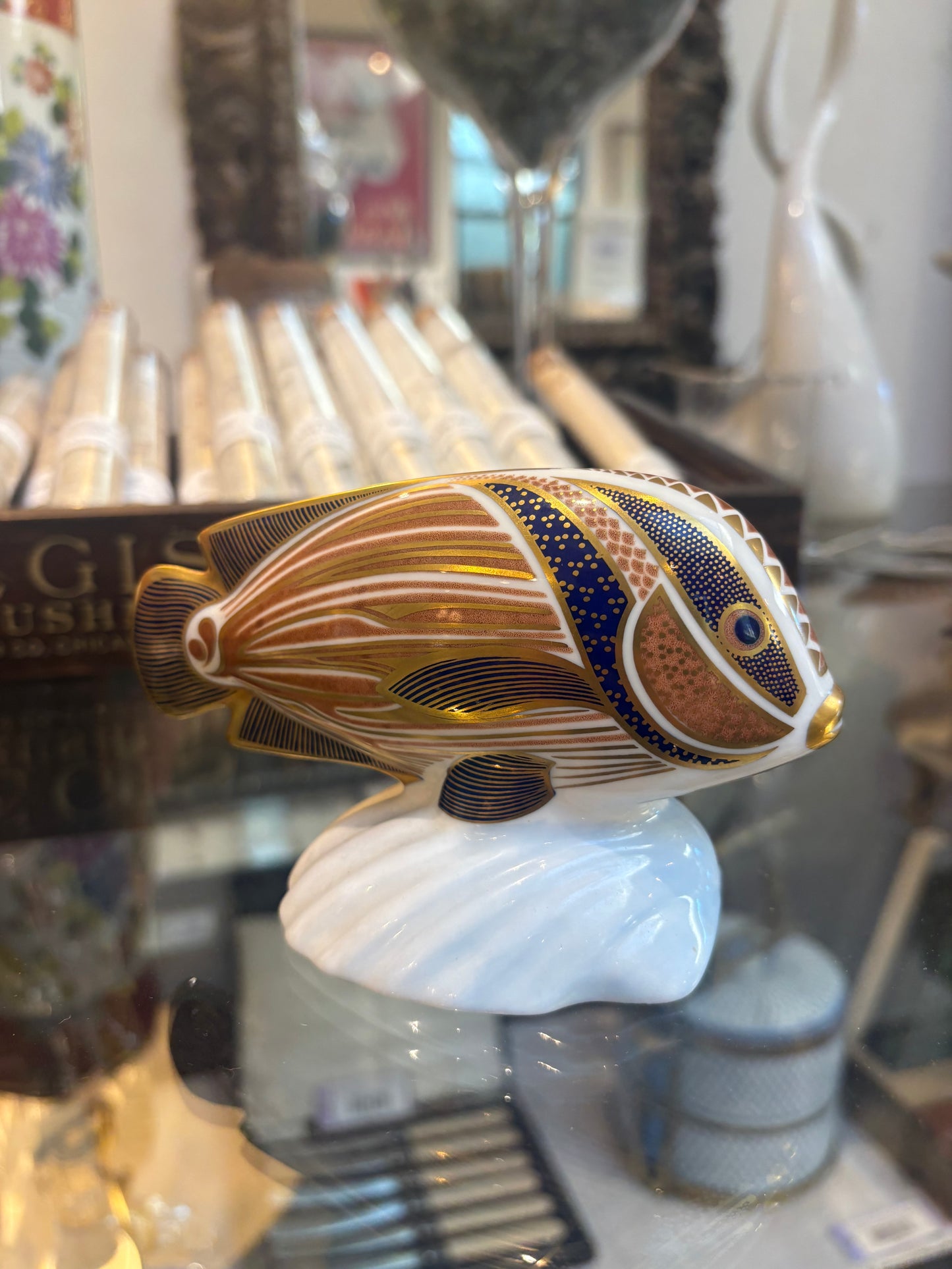 English Porcelain Fish Figurine (Individual)