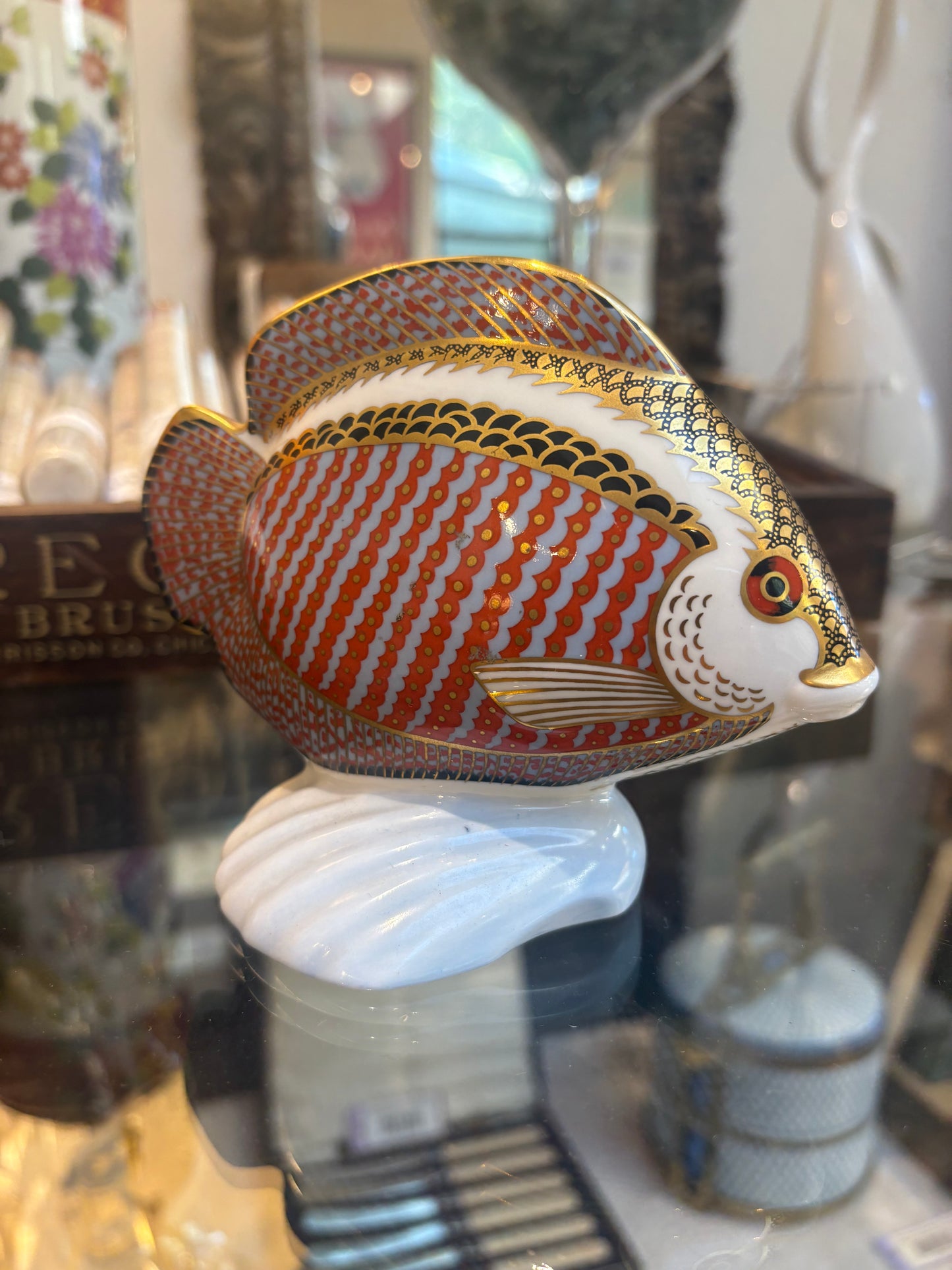 English Porcelain Fish Figurine (Individual)