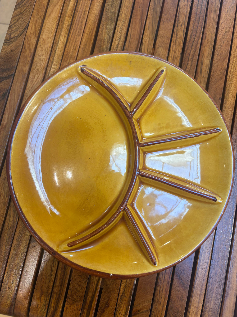 1960s French Ceramic Plate