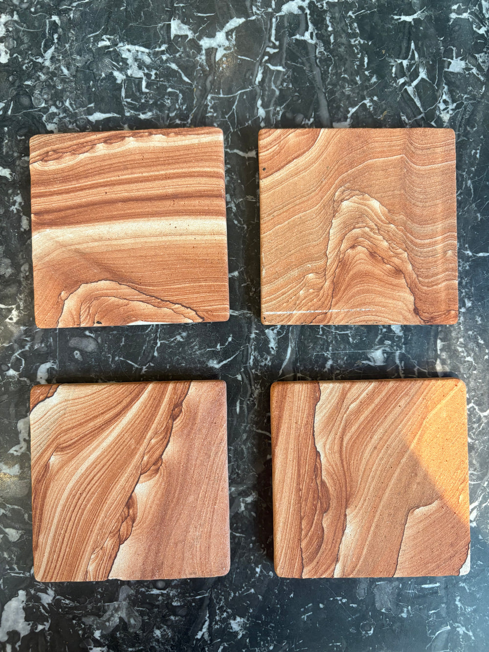 Set of 4 Sandstone Coasters
