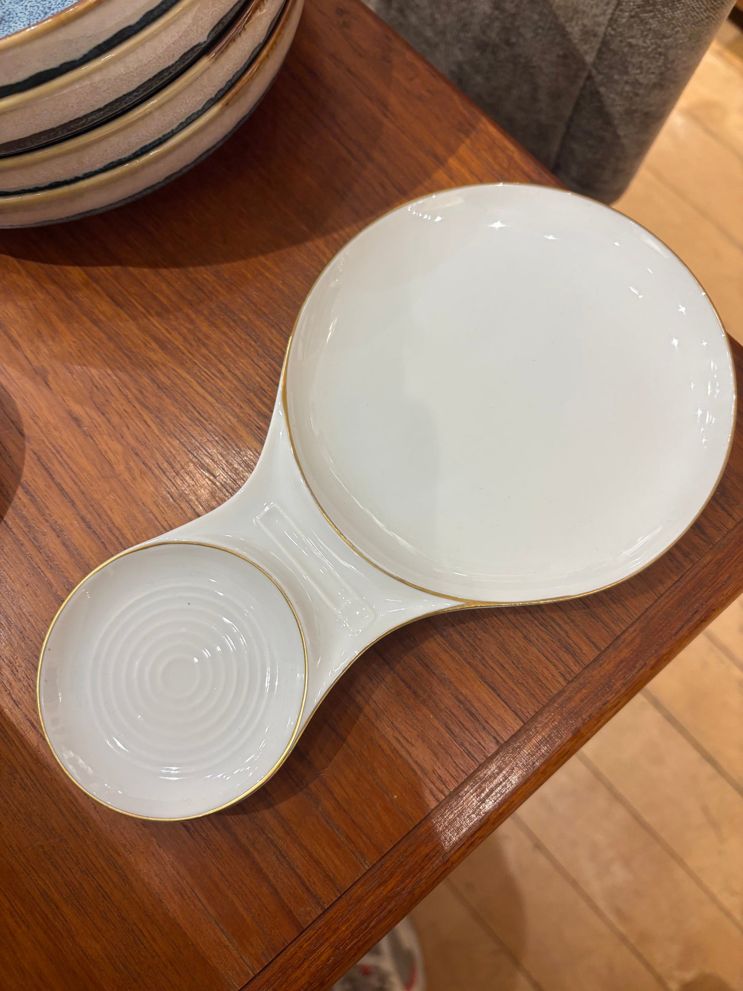 Vintage Danish Porcelain Snack Saucer