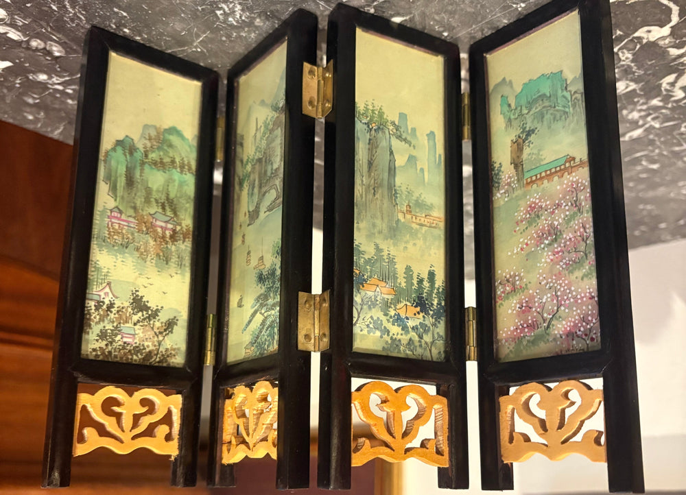 Miniature Asian Folding Sreen