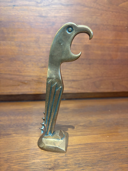 Vintage Large Nebugar Parrot Corkscrew/Bottle Opener