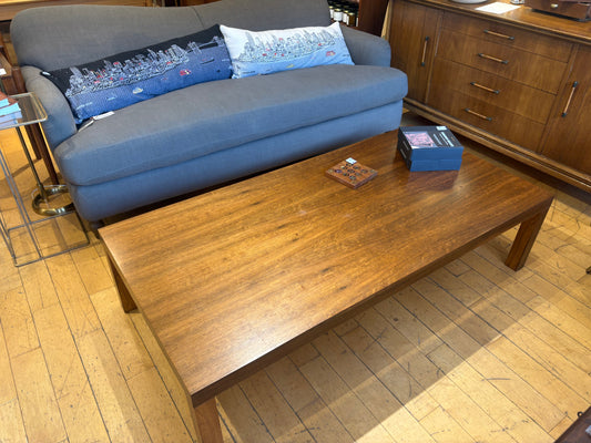 Danish Modern Rosewood Parsons Style Coffee Table