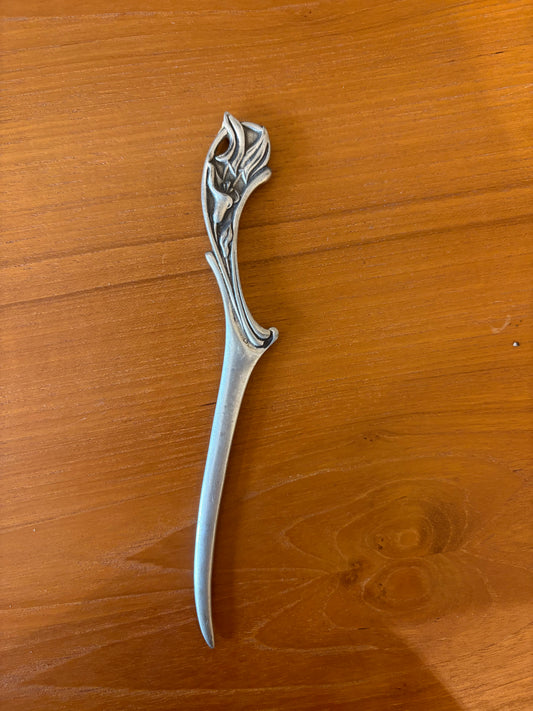 Art Nouveau Pewter Letter Opener