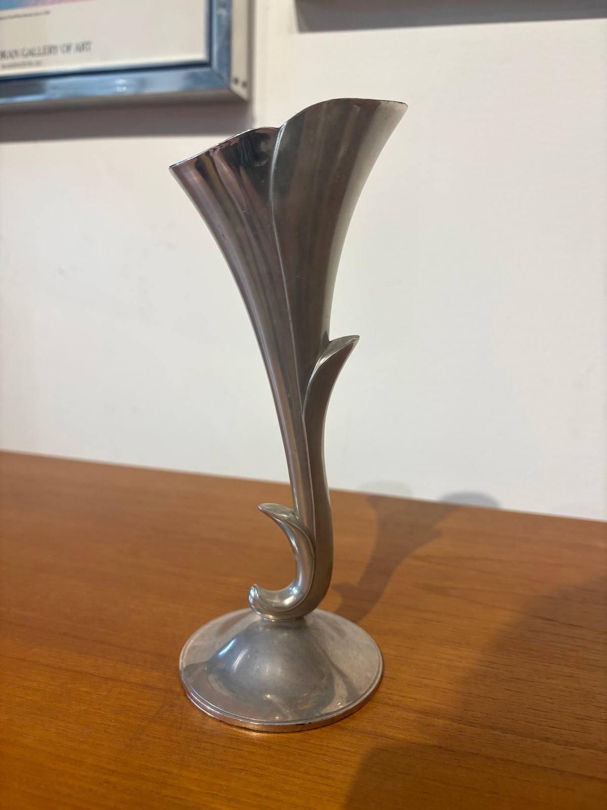 Silver Plated Japanese Bud Vase
