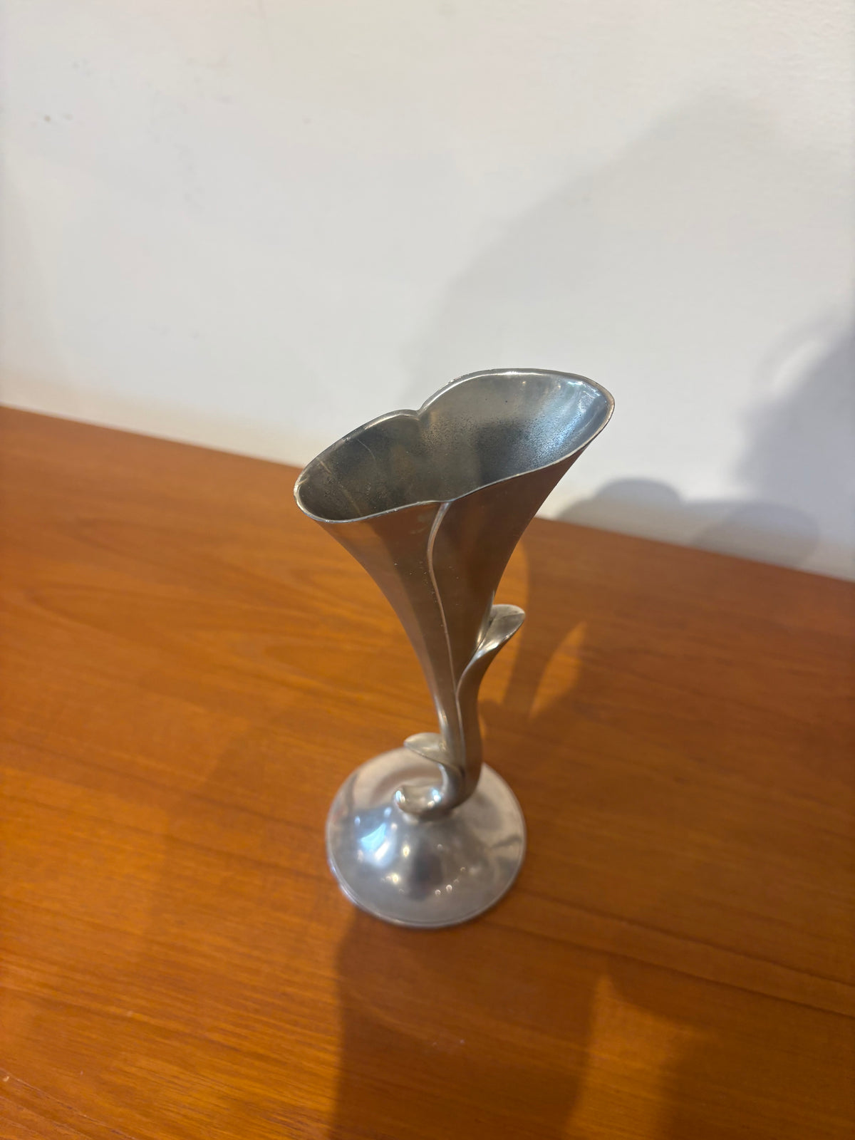 Silver Plated Japanese Bud Vase