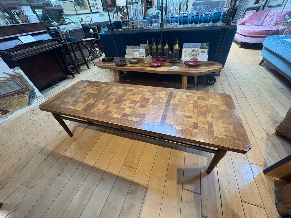 Marquetry Long Coffee Table