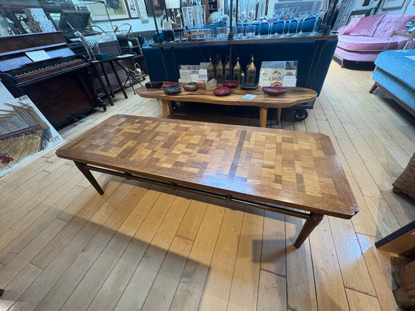 Marquetry Long Coffee Table