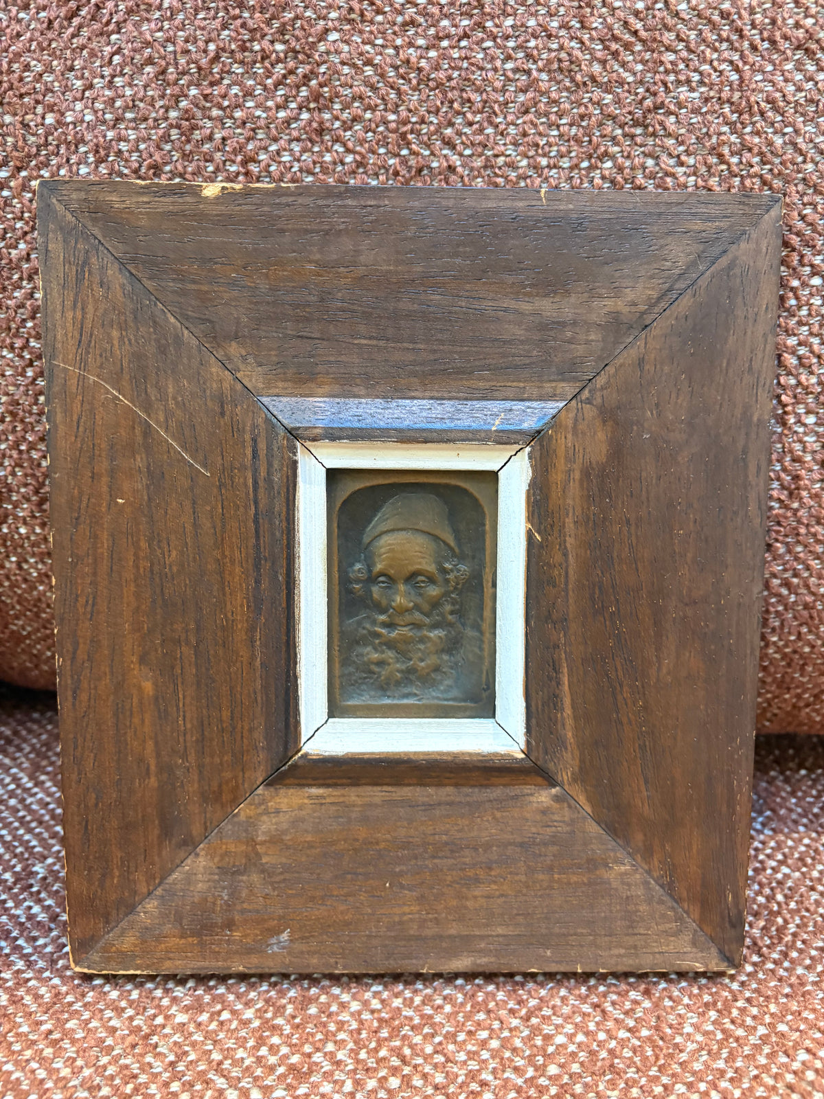 1928  Mordechai Avniel Framed Copper Relief