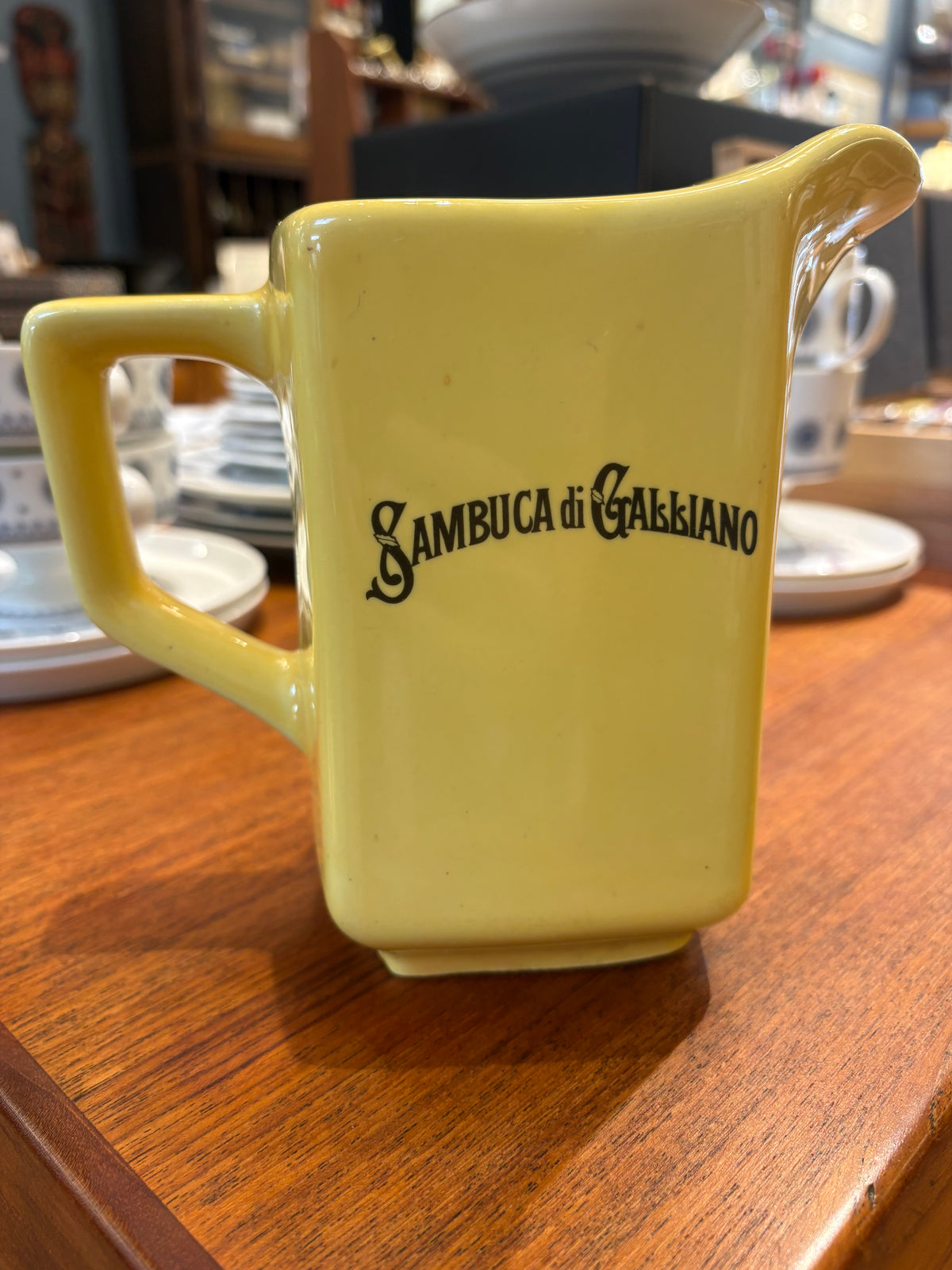 Vintage Ceramic Galliano Advertising Bar Pitcher