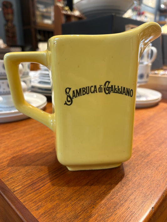 Vintage Ceramic Galliano Advertising Bar Pitcher