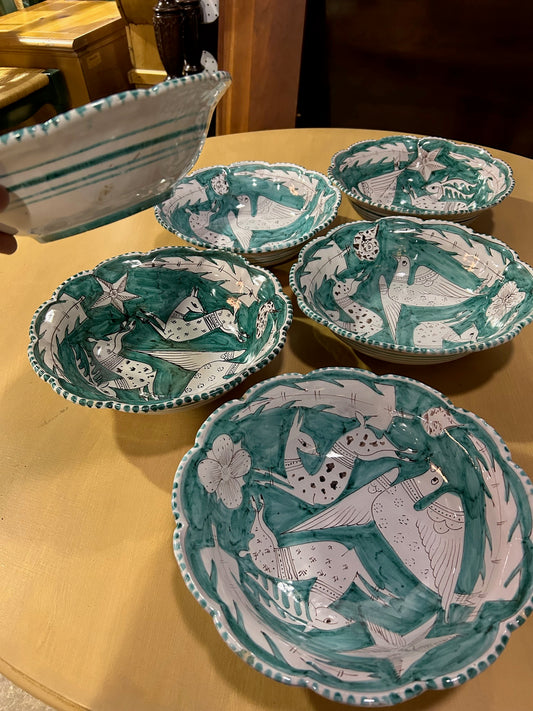 Vintage Italian Ceramic Bowl (Single)
