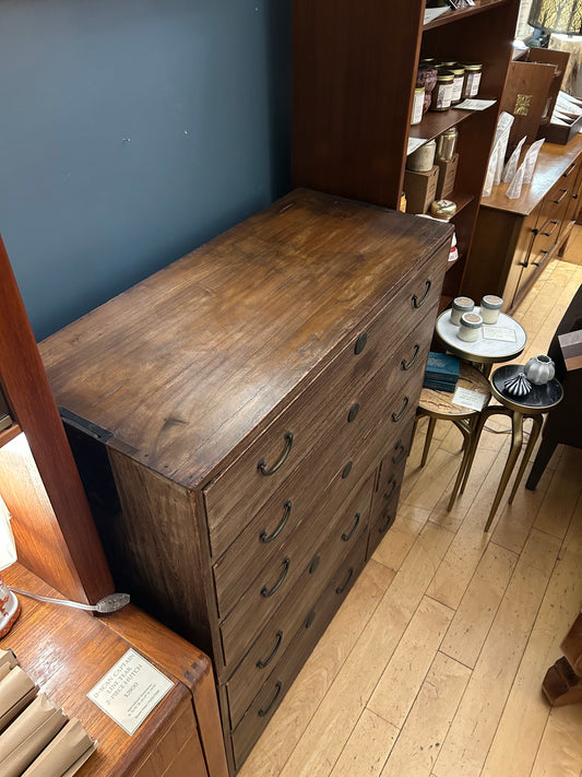 Japanese Paulownia Wood Chest with 8 Drawers