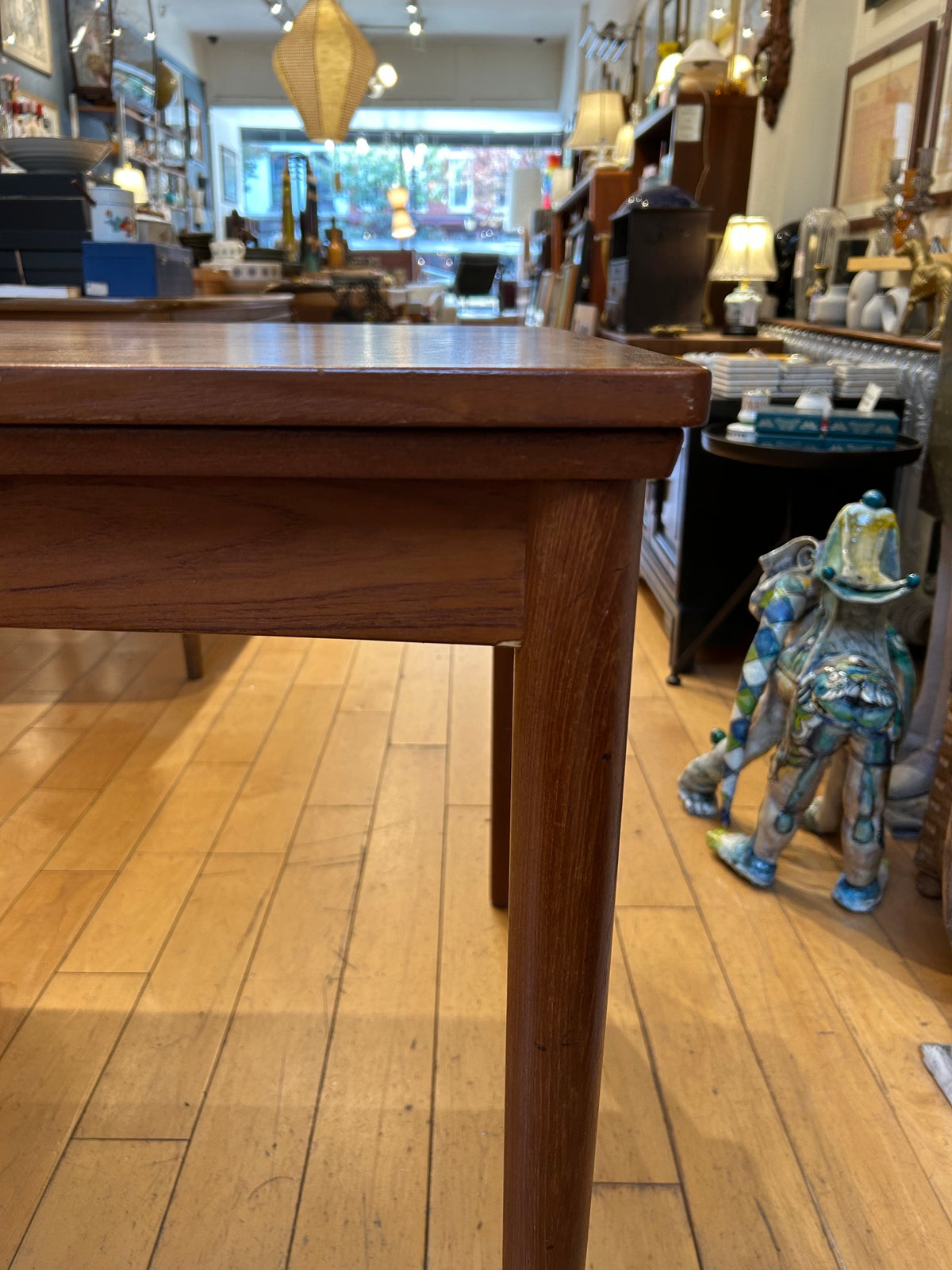 Danish Modern Teak Small Refractory Dining / Game Table