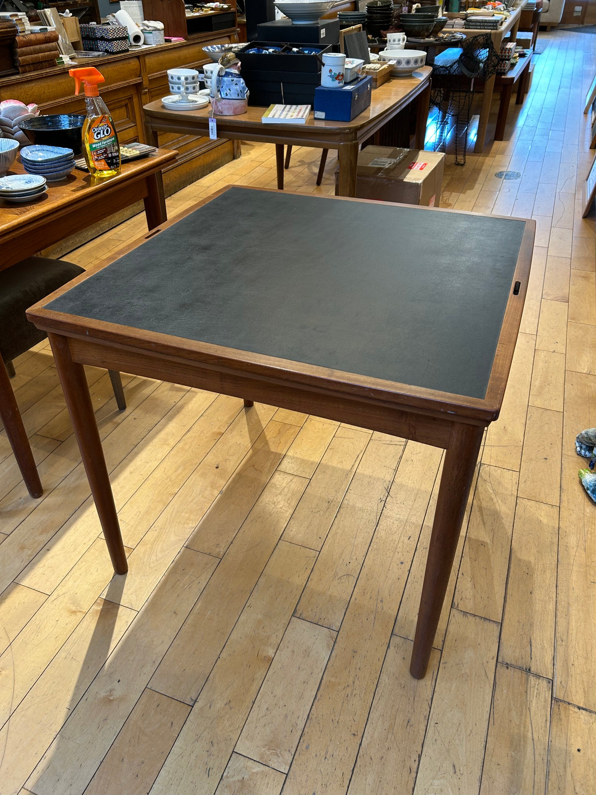 Danish Modern Teak Small Refractory Dining / Game Table