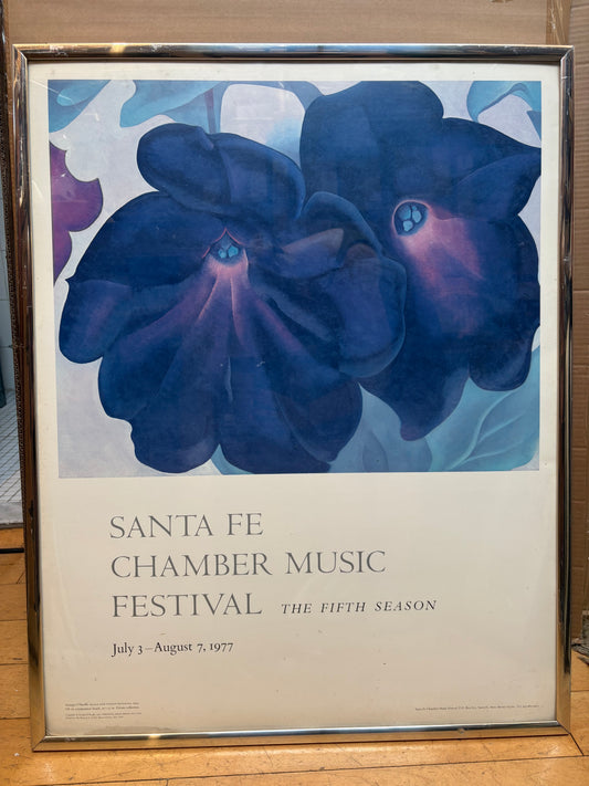Georgia O'Keefe '77 Santa Fe Chamber Music Festival Poster