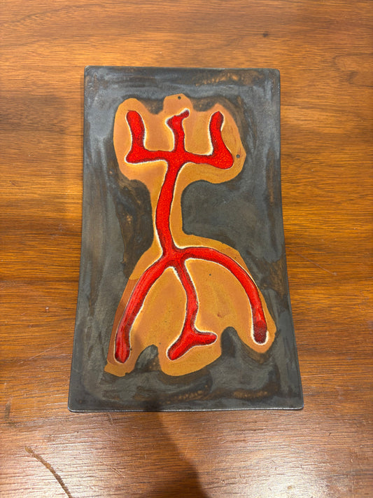 Curved Ceramic Art Piece