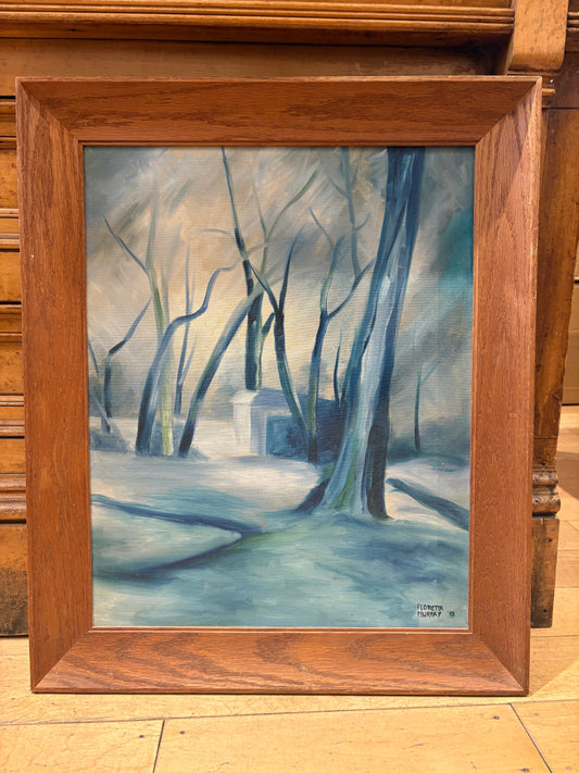 '58 Signed Flora Murray Woods Painting