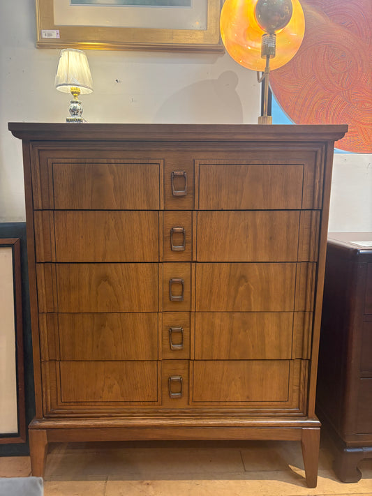 Dixie Tall Dresser with Metal Pulls