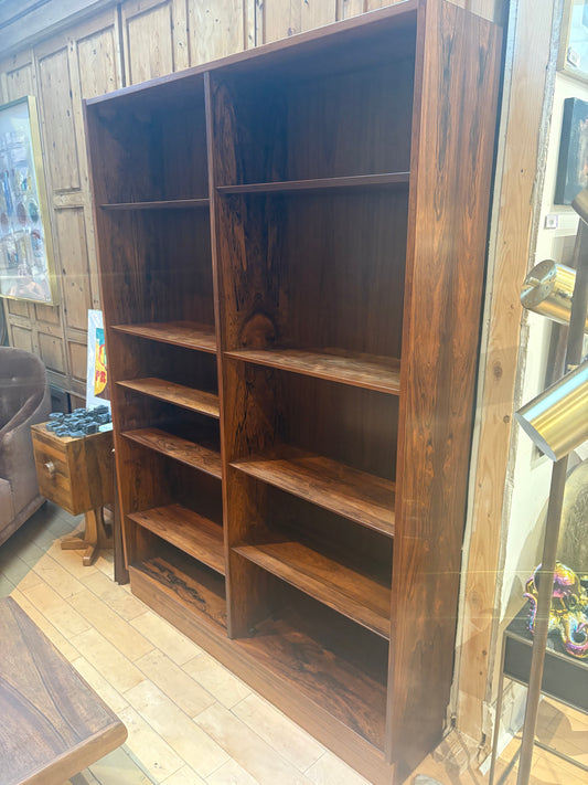 Large Danish Rosewood Bookcase