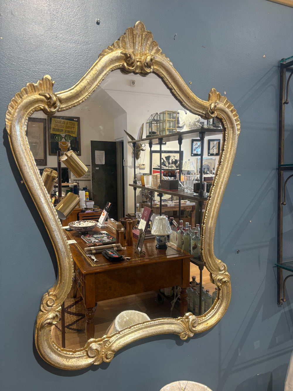 Ornate Gold Painted Mirror