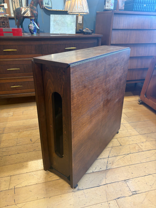 Walnut Drop Leaf Dining Table