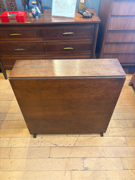 Walnut Drop Leaf Dining Table