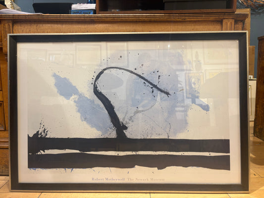 Robert Motherwell "Beside the Sea" Newark Museum Poster