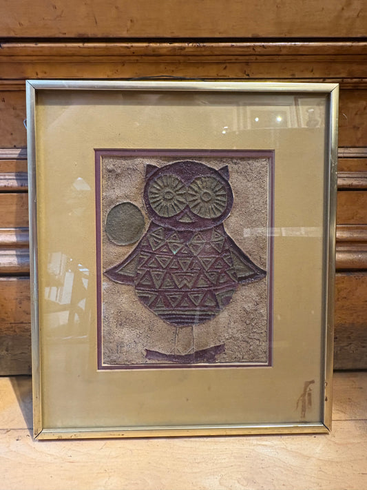 Signed  Sand Owl Artwork