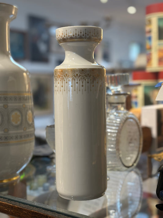 German Vase with Gold Deco Detail