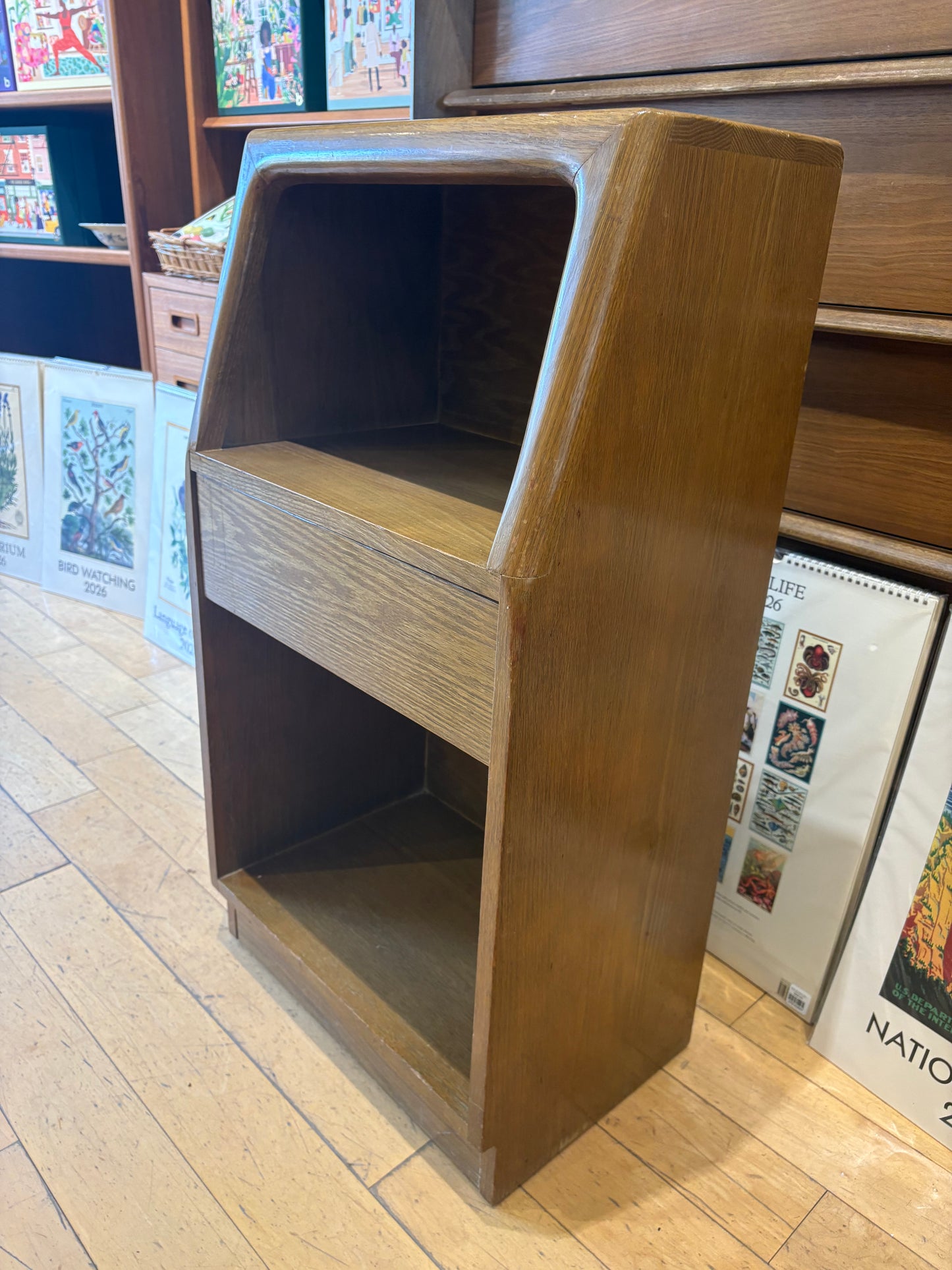 Bedside Table with One Drawer & Cubby