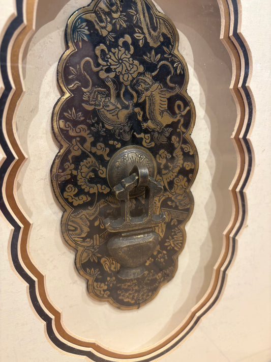 Framed Ornate Door Knocker