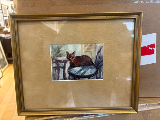 Small Paula Teller Cat Painting