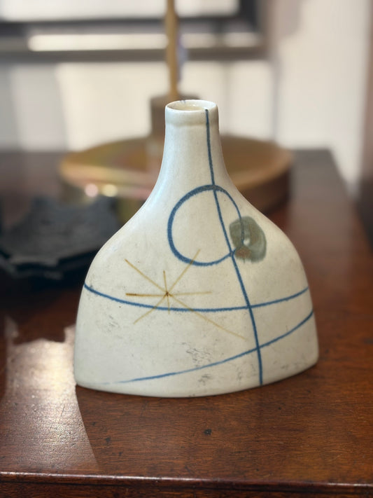 Small Modern Painted Vase
