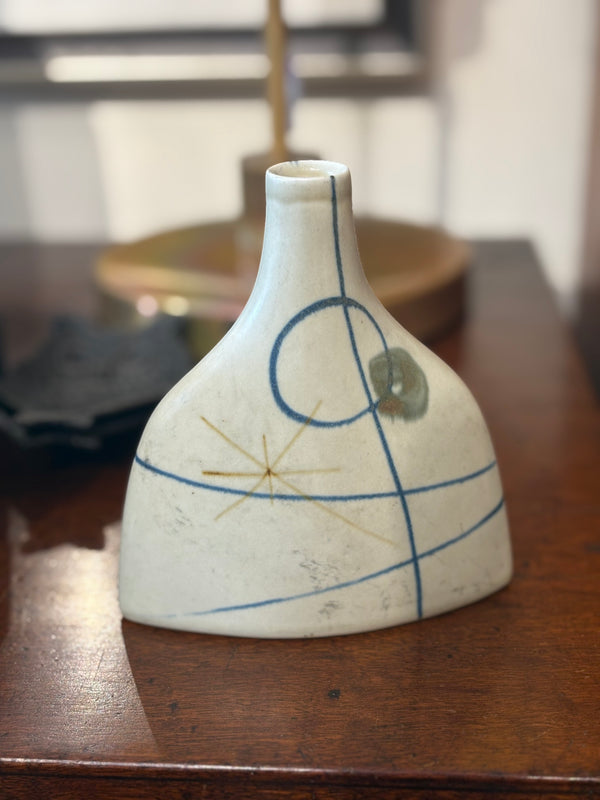Small Modern Painted Vase